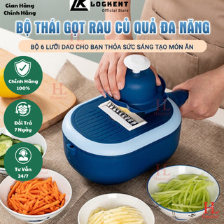 Bộ Cắt Gọt Rau Củ Đa Năng LOGKENT, Dụng Cụ Bào Rau Củ Nạo Rau Củ Quả 11 Chi Tiết Thoả Sức Sáng Tạo