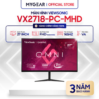 Màn hình gaming cong viewsonic vx2718-pc-mhd 27″ fhd va 165hz
