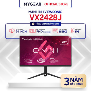 Màn hình gaming viewsonic vx2428j 24" fhd ips 165hz - bảo hành chính hãng 36 tháng