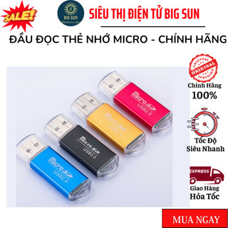 Đầu đọc thẻ nhớ micro-SD vỏ nhôm tốc,vỏ nhựa tốc độ cao, siêu nhẹ