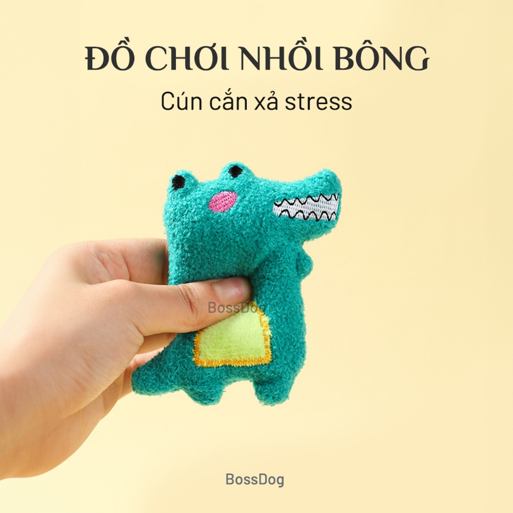 Đồ chơi thú nhồi bông cho chó mèo  - Đồ gặm xả stress cho thú | BossDog