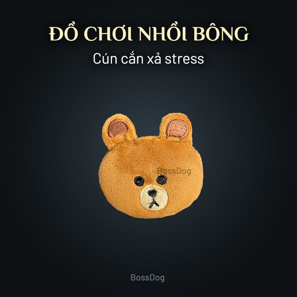 Đồ chơi thú nhồi bông cho chó mèo  - Đồ gặm xả stress cho thú | BossDog