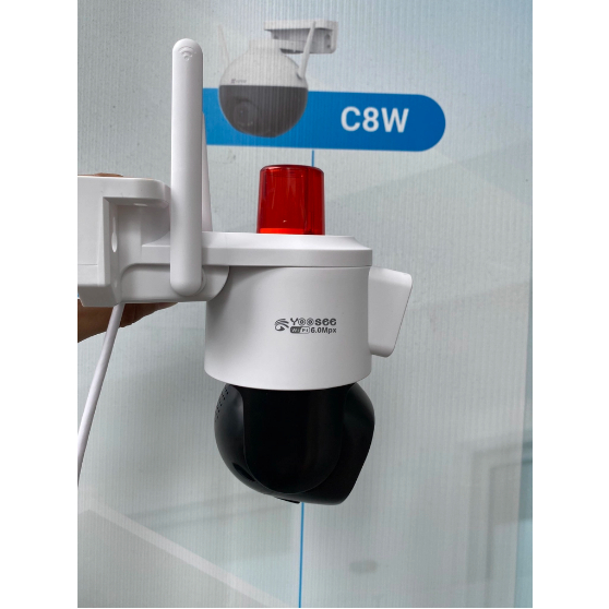 Camera Wifi Yoosee 2 khung hình Q44 PRO 6MP, 4K, Ngoài trời, 2 ống kính - 2 khung hình, Đèn báo động đỏ