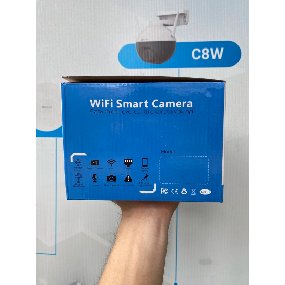 Camera Wifi Yoosee 2 khung hình Q44 PRO 6MP, 4K, Ngoài trời, 2 ống kính - 2 khung hình, Đèn báo động đỏ