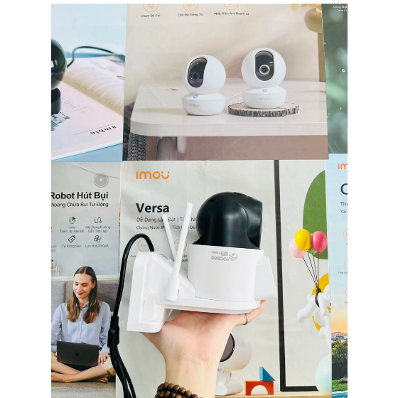 Camera Wifi Yoosee 2 khung hình Q42D 6MP | 4K | Ngoài trời | 2 ống kính 2 khung hình