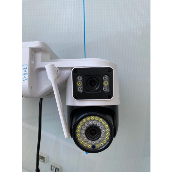 Camera Wifi Yoosee 2 khung hình Q42D 6MP | 4K | Ngoài trời | 2 ống kính 2 khung hình