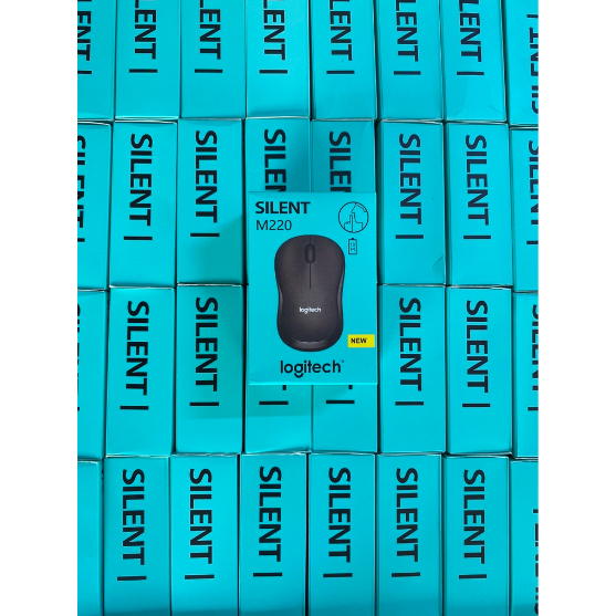 Chuột không dây Logitech M220 Silent giảm ồn, USB, phù hợp cho PC/ Laptop - Full Box