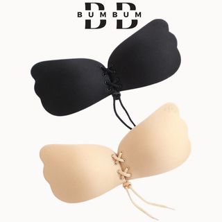 Miếng dán ngực ti nâng ngực áo dán ngực cánh tiên rút dây ngực tạo khe đẹp B0124 