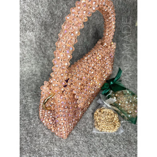 |CRYSTAL BAG| TÚI PHA LÊ ĐAN HẠT LẤP LÁNH