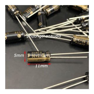 Tụ elna silmic ii 2.2uf 50v, tụ phân cực 2.2uf 50v