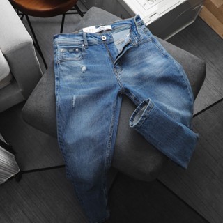 [ XUẤT XỊN ]Quần jean dài nam, quần bò nam rách xước cá tính, chất denin dòng cao cấp ZR012