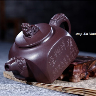 Ấm Tử Sa Nghi Hưng Tứ Phương Mãnh Sư 170 ml