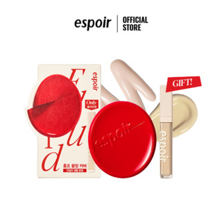 Kem Nền Dạng Lỏng Espoir Be Velvet Fluid Foundation 30g (Tặng kèm kem che khuyết điểm fullsize 8gr #NEUTRAL)