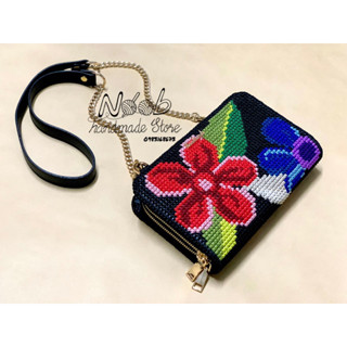 Thành phẩm và set phụ kiện túi đeo chéo phôi simili size 21 x 13 x 5cm