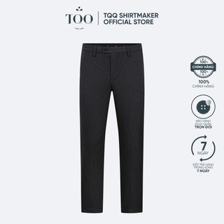 Quần kaki nam TQQ dáng ôm Q118 co giãn nhẹ họa tiết kẻ chìm sang trọng, cá tính
