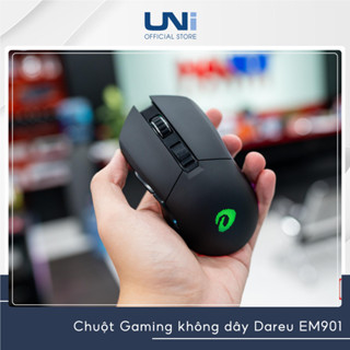 Chuột Gaming không dây Dareu EM901 Hồng / Trắng / Đen (Pin sạc) - Uni Official Store