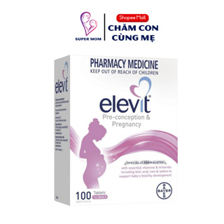 Elevit bầu Úc - Vitamin Tổng Hợp cho bà Bầu 100 viên mẫu mới date mới