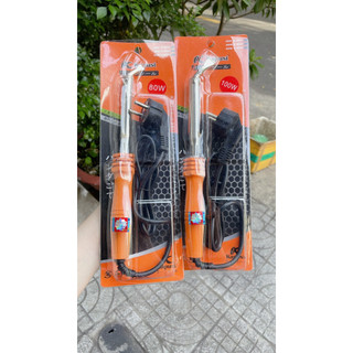 Mỏ hàn thiếc hàn chì dẹp, mỏ cong kapusi, công suất 80w - 100w - 150w