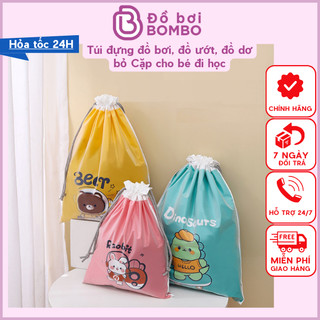 Túi đựng đồ bơi, đồ ướt, đồ dơ bỏ cặp gọn gàng cho bé yêu - sử dụng được nhiều lần