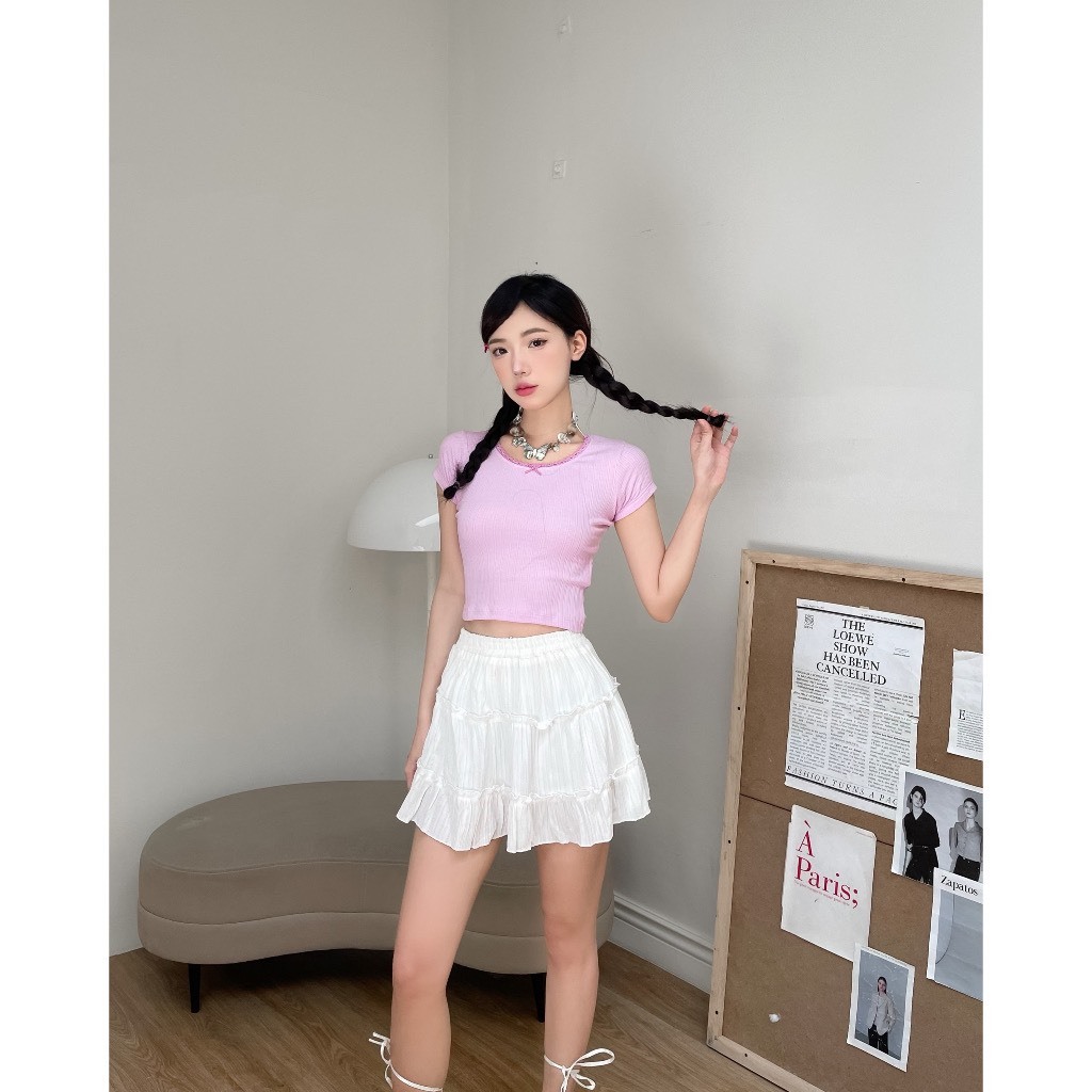 Váy Lolita Trắng Xòe Dáng Ngắn Kèm Quần Bảo Hộ Dành Cho Nữ | BigBuy360 - bigbuy360.vn