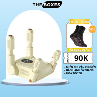 Máy sấy giày SHOE BOX,4 cổng sấy, máy sấy giày có tia cực tím diệt khuẩn an toàn, có hẹn giờ, bảo hàng 36 tháng