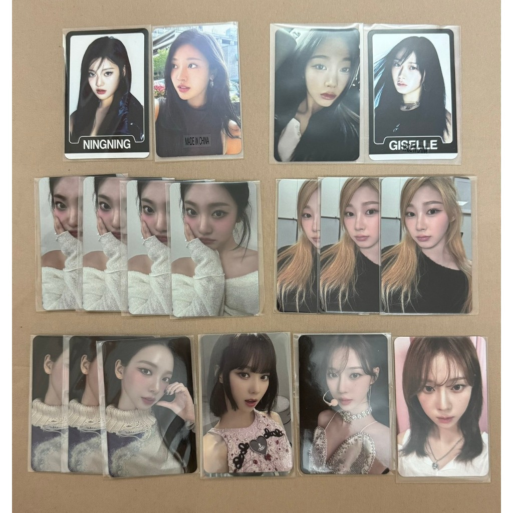 [Sẵn] Card aespa chính hãng - POB Official