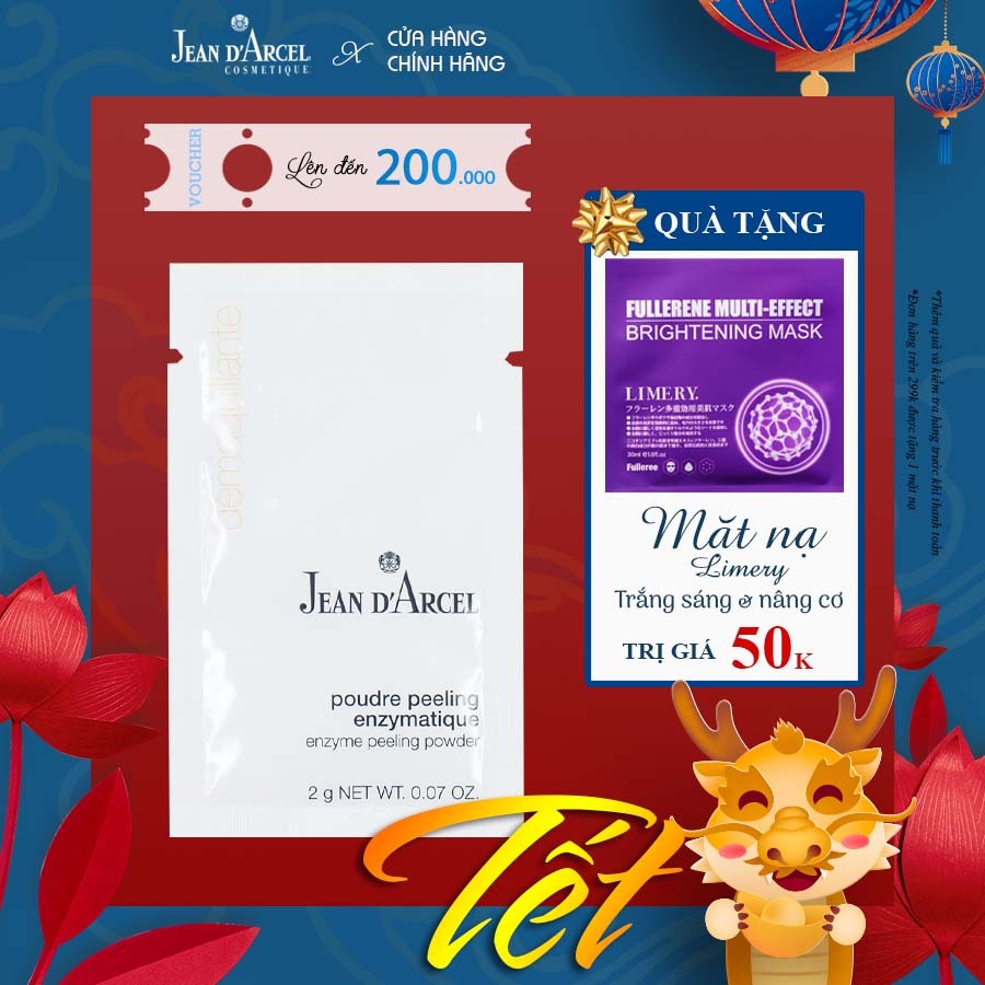 Bột tẩy da chết Jean D'Arcel _ Jean Darcel enzyme peeling powder 2g/gói