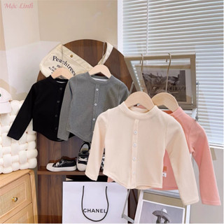 Áo ZIP Hàn, Áo Thun Dài Tay Thu Đông Cho Bé Gái Co Giãn 4 Chiều