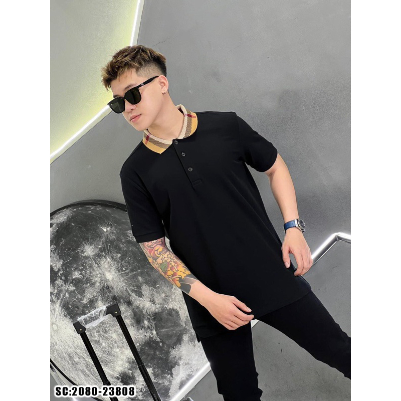 Áo polo bé trai bb.r mix cổ đơn giảng sang trọng mẫu Hero tự chụp_8222 Herokids