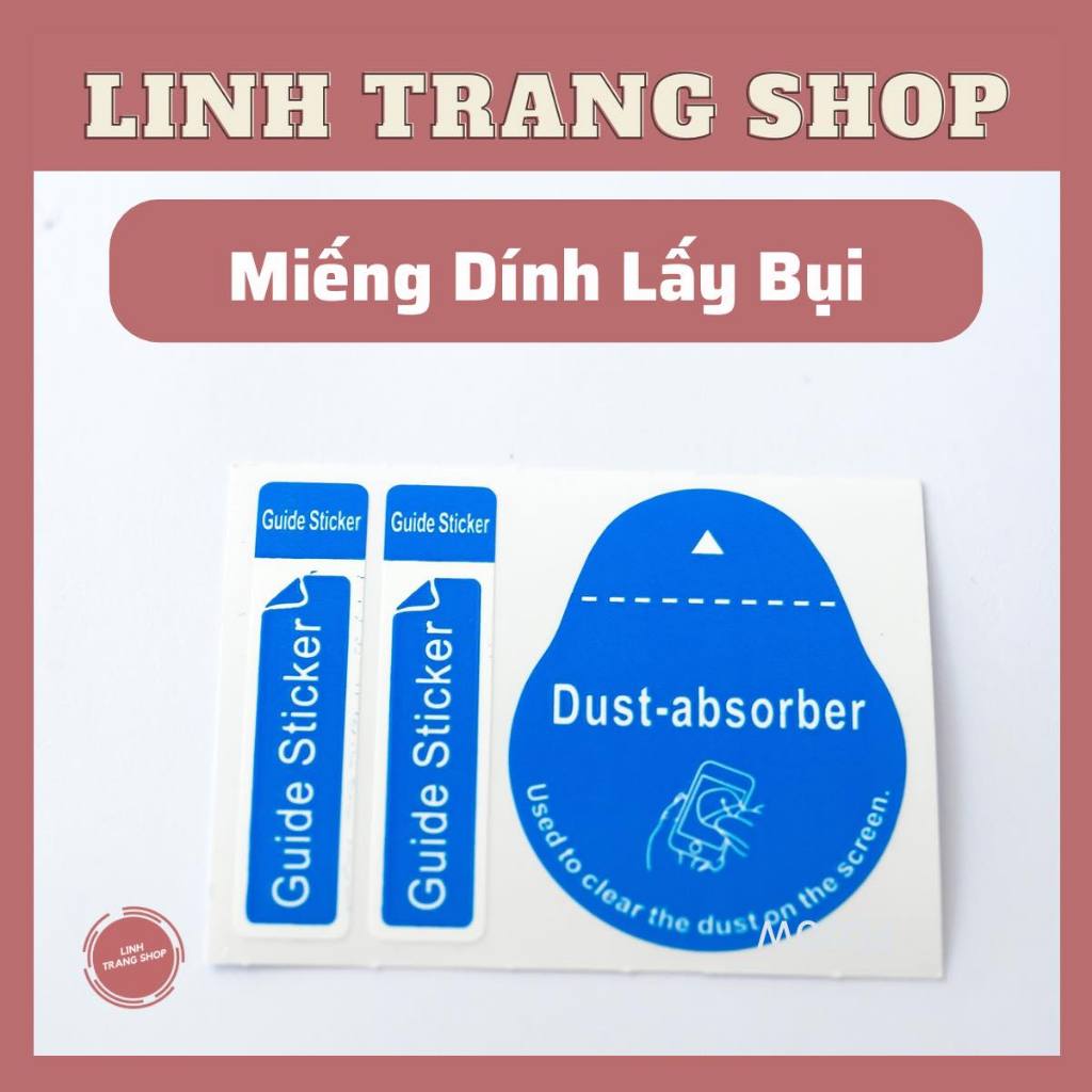 Miếng Giấy Lấy Bụi - Hỗ Trợ Dán Cường Lực [Lấy Bụi]