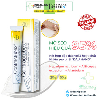 Kem làm mờ sẹo contractubex - gel bôi sẹo & hỗ trợ mờ thâm sẹo