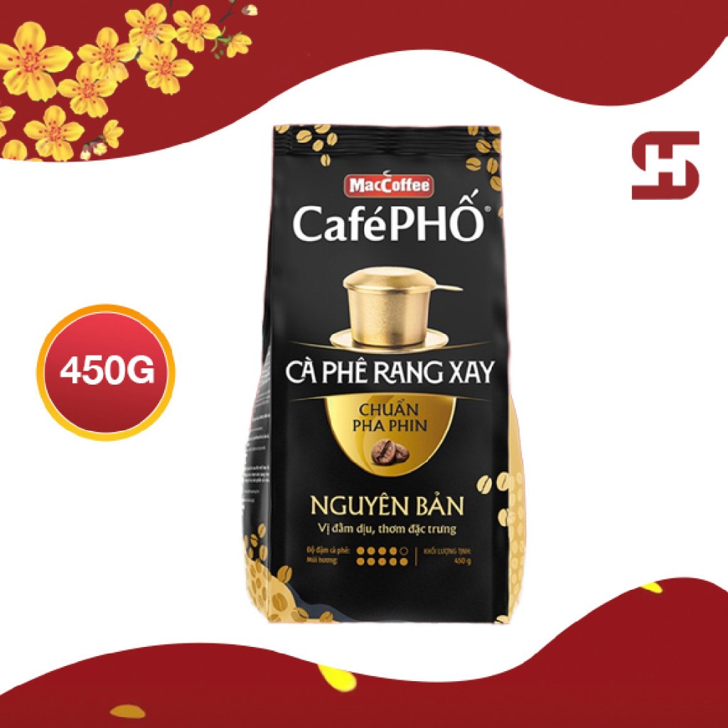 Cà Phê Phố Rang Xay Bịch - Túi 450g