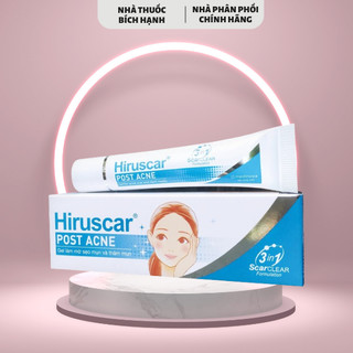 Gel Hiruscar Post Acne - Làm mờ sẹo mụn và thâm mụn