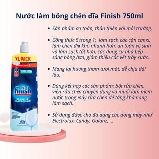 Nước Làm Bóng Chén Đĩa Finish 750ml, Tomlige