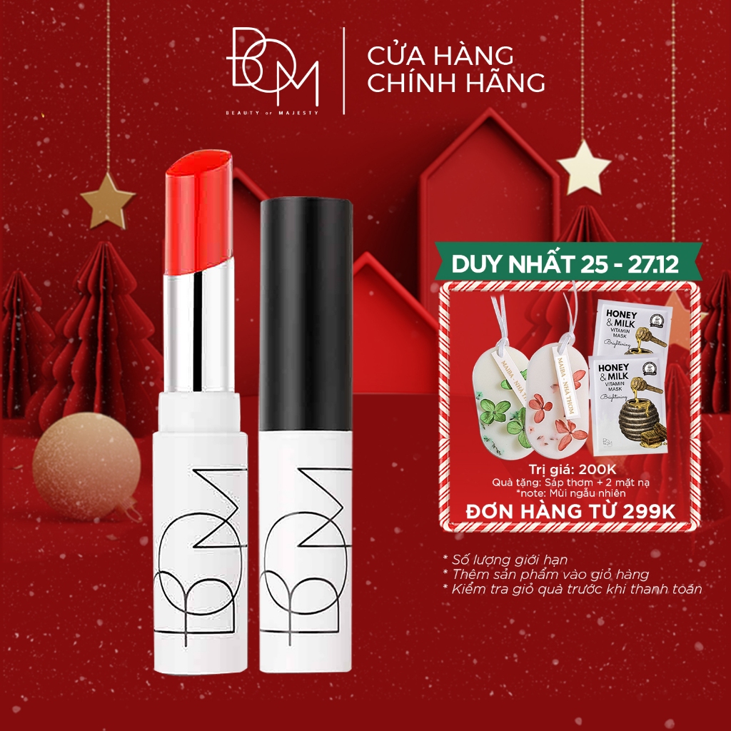 Son Dưỡng Môi Có Màu Dưỡng Ẩm Căng Bóng Cho Môi BOM Dewy Lip Balm 4.5g