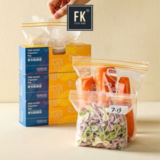 Túi zip đựng thực phẩm trong suốt có khóa đôi, túi díp bọc thực phẩm có khóa bám kín