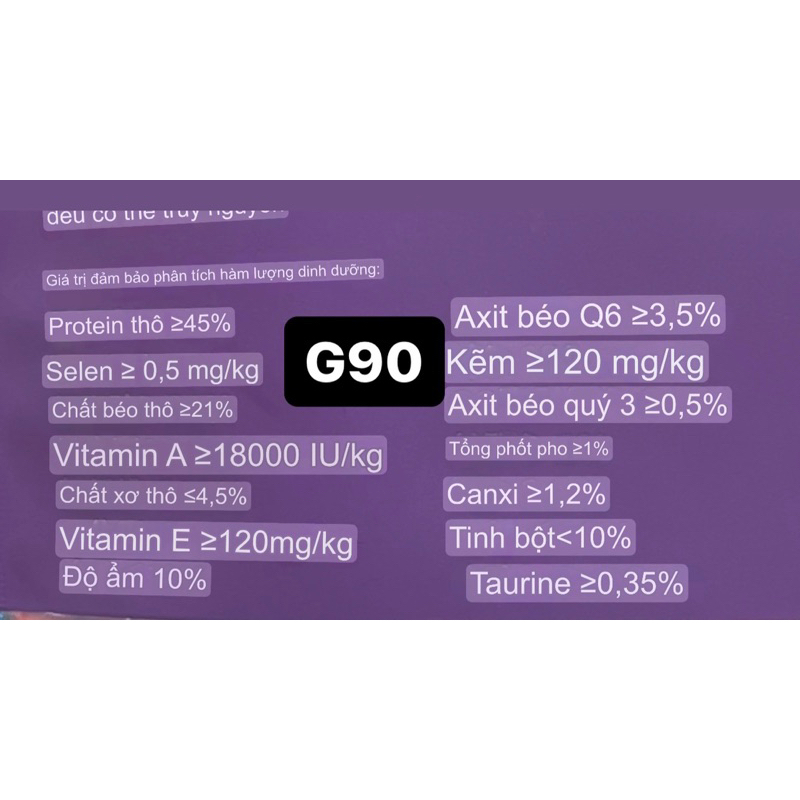 Hạt Teb G hỗ trợ tiêu hoá, đạm cao cho mèo. KHÔNG NGŨ CỐC GAIN FREE