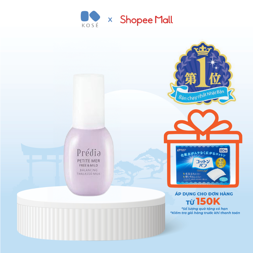 Sữa Dưỡng Ẩm Predia Petite Mer Free & Mild Balancing Thalasso Milk (100ml) Nhật Bản