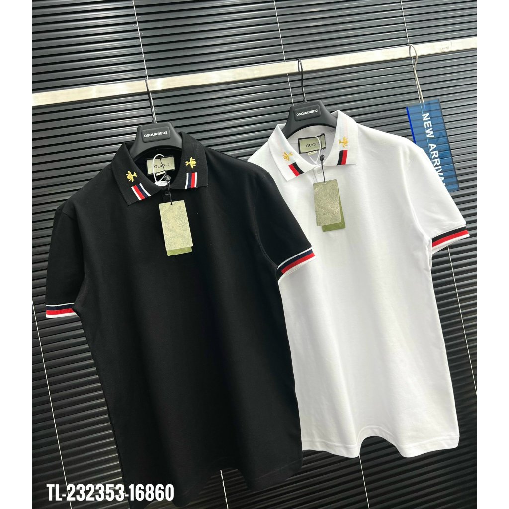 🔥Hot🔥Áo polo GC thêu cổ thiết kế hot trend Nam nữ New 2024