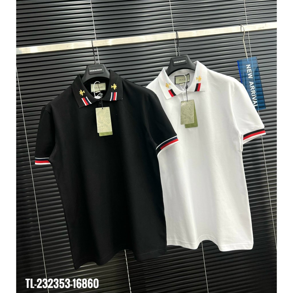 🔥Hot🔥Áo polo GC thêu cổ thiết kế hot trend Nam nữ New 2024