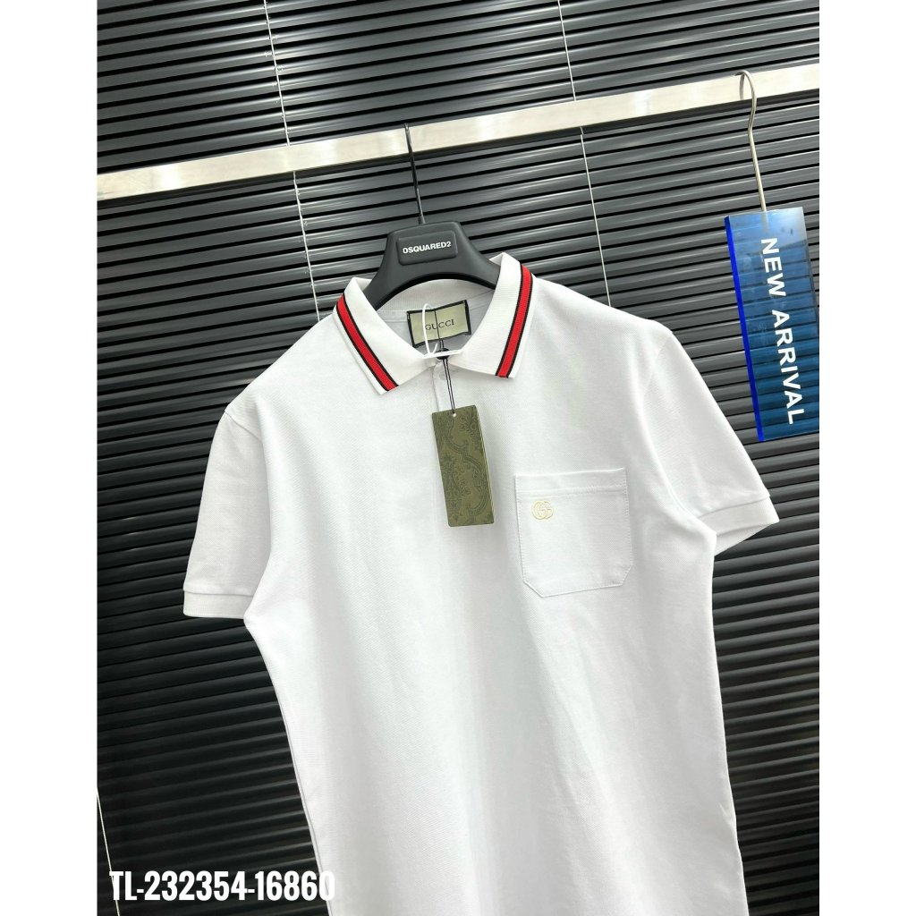 🔥Hot🔥Áo polo GC trơn phối cổ thiết kế hot trend Nam nữ New 2024