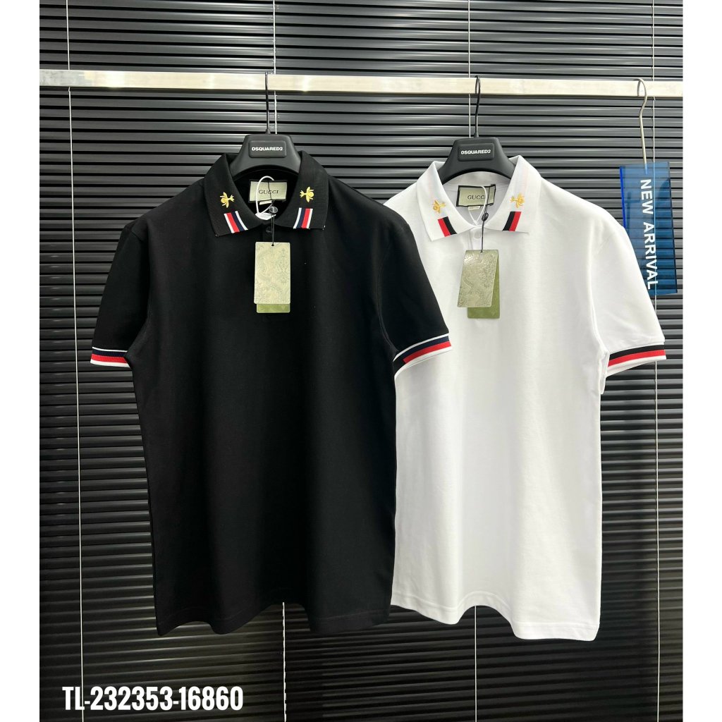 🔥Hot🔥Áo polo GC thêu cổ thiết kế hot trend Nam nữ New 2024