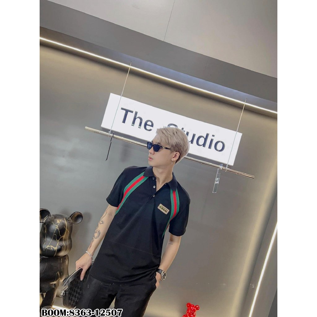 🔥HOT🔥Áo polo GC thêu vạch đỏ xanh thiết kế hot trend New 2024