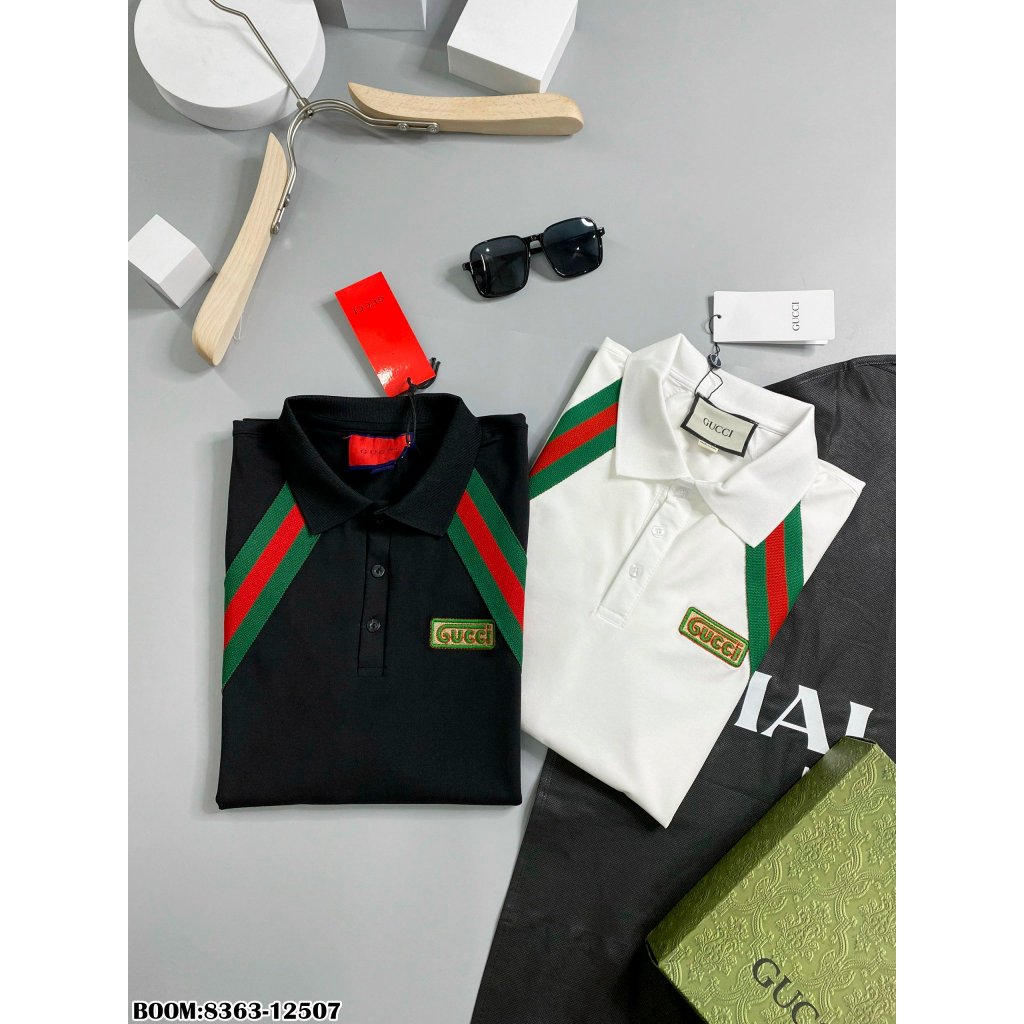 🔥HOT🔥Áo polo GC thêu vạch đỏ xanh thiết kế hot trend New 2024