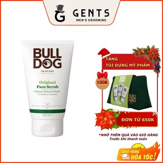 Sữa rửa mặt tẩy tế bào chết cho nam Bulldog Skincare Original Face Scrub 125ml