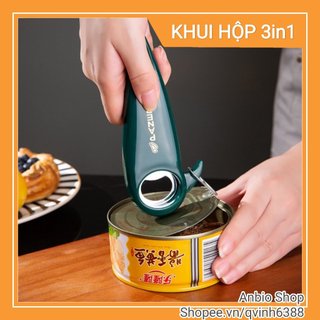 Dụng cụ khui bia, khui nắp lon, mở nắp hũ thủy tinh 3in1