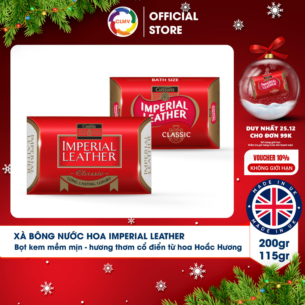 Xà bông nước hoa Imperial Leather, Thái Lan, giúp giảm stress mang lại cảm giác thư giãn sau ngày dài