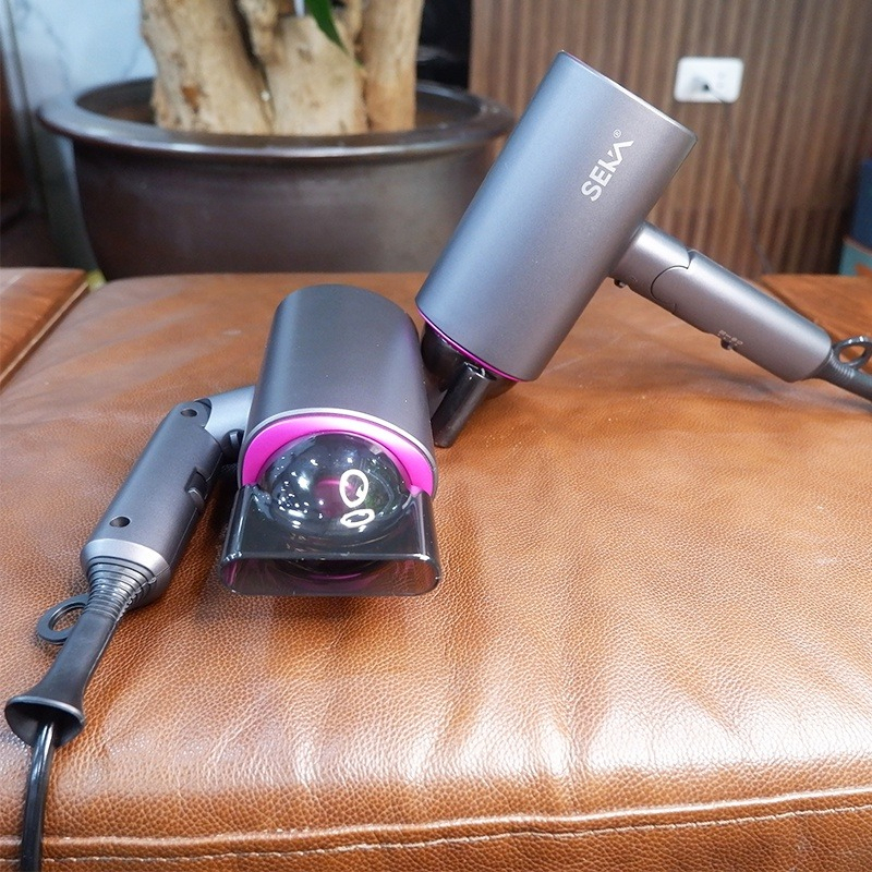 Máy sấy tóc Seka SK2008 gấp gọn công suất lớn 1200W 3 chế độ sấy tặng kèm loa sấy tạo kiểu bảo hành 12 tháng