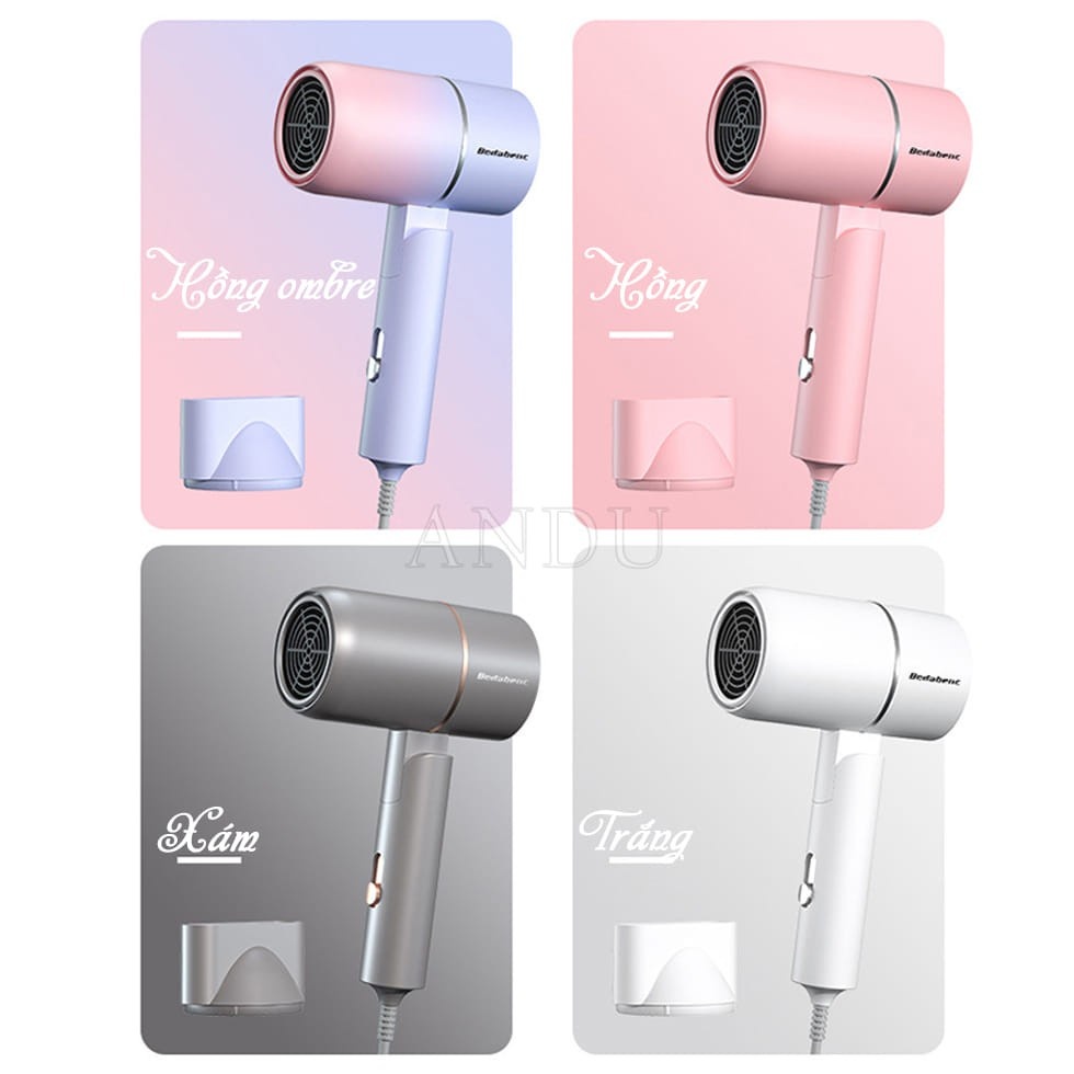 Máy Sấy Tóc Gấp Gọn Mini - Máy Sấy Tóc Tạo Kiểu Công Suất 2200W Chuẩn Salon Sấy Khô Siêu Nhanh