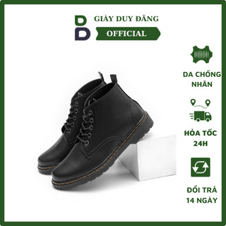 Giày đốc nam cổ lửng, giày đốc nam da mềm đế kếp đế 5cm tăng chiều cao